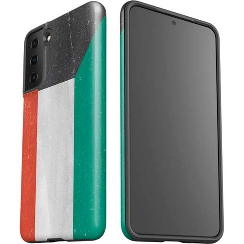 Kuwait Flag Distressed Galaxy S21 FE Pro Case